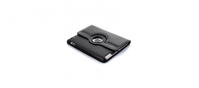 Housse rotative Ipad noire