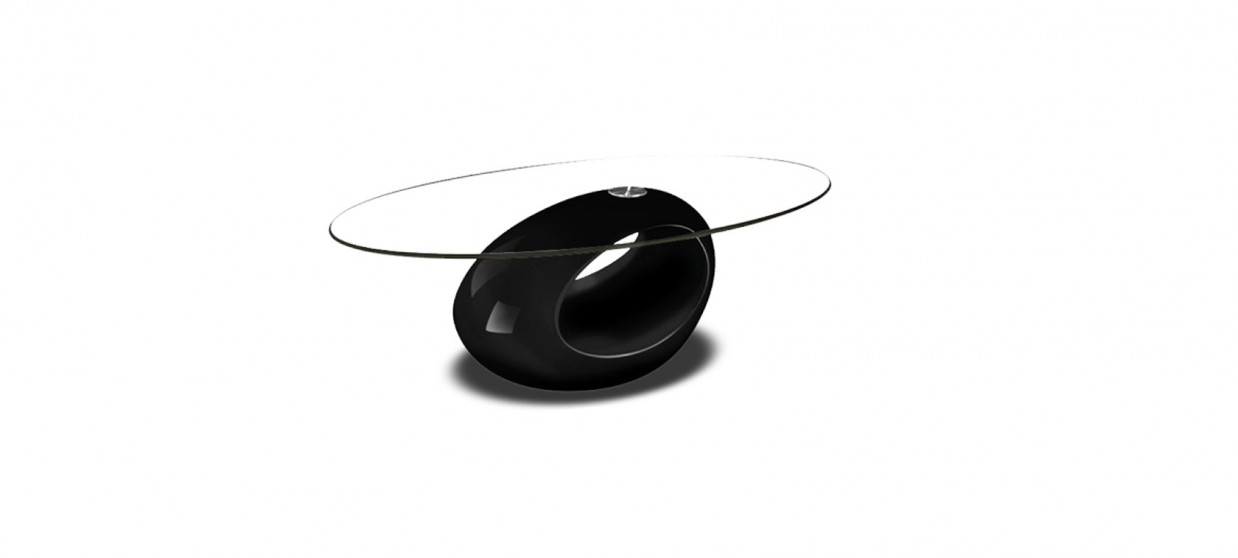 Table basse design noire - Symbiose