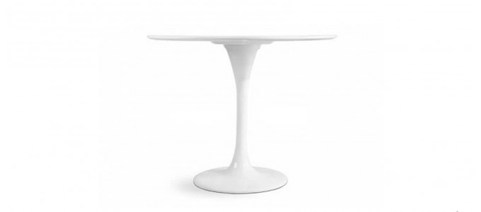 Table design ronde 90cm