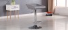 Tabouret de bar en tissu gris - Udine