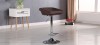 Tabouret de bar en tissu marron - Udine