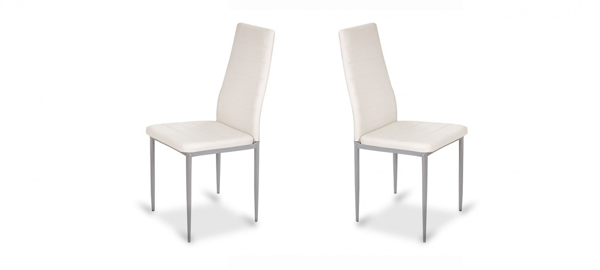 Chaise salle à manger blanche - Lena