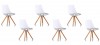 Lot de 6 chaises scandinaves journal - Minsk