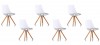 Lot de 6 chaises scandinaves journal - Minsk