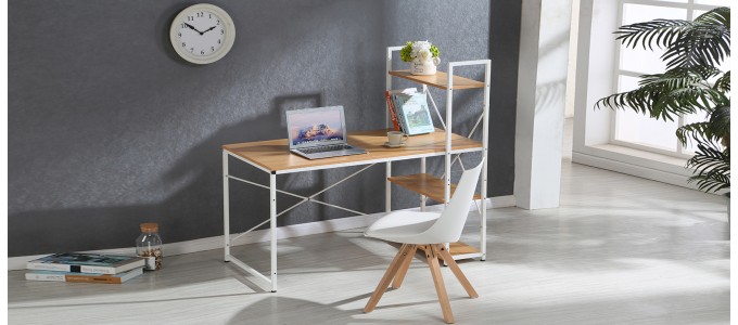 Bureau en bois métal blanc - Erevan