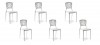 Lot de 6 chaises discount blanches - Verdi