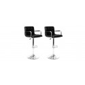 Lot de 2 tabourets de bar avec accoudoirs - Senna