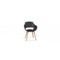 Fauteuil scandinave noir - Treia