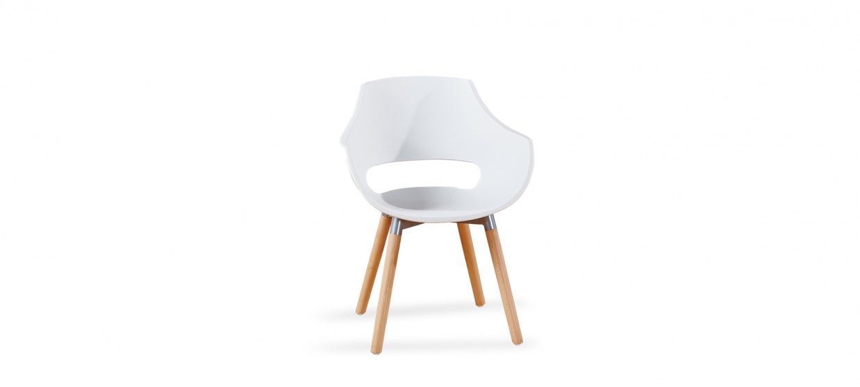 Fauteuil scandinave blanc - Treia