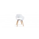 Fauteuil scandinave blanc - Treia