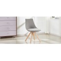 Chaise scandinave en tissu - Minsk