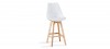 Tabouret de bar scandinave blanc - Gotteborg