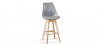 Tabouret de bar scandinave gris - Gotteborg