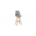 Tabouret de bar scandinave gris - Gotteborg