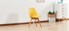 Lot de 4 chaises scandinaves jaunes - Bjorn