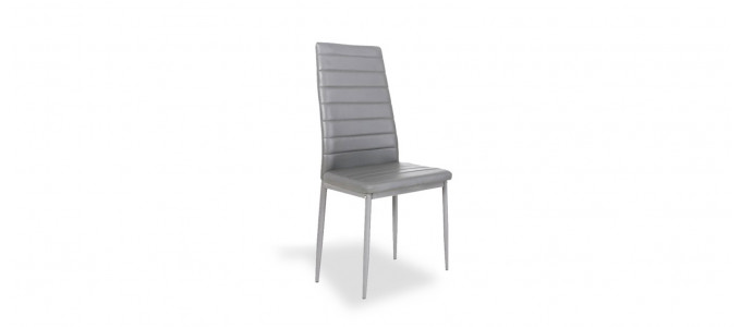 Lot de 6 chaises grises - Lena