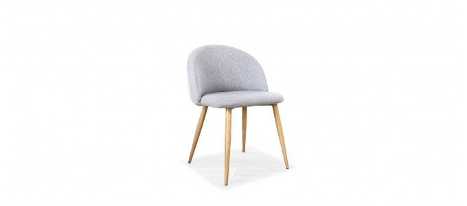 Chaise scandinave grise - Rossi