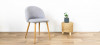 Chaise scandinave grise - Rossi