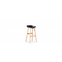 Tabouret de bar scandinave noir - Bera