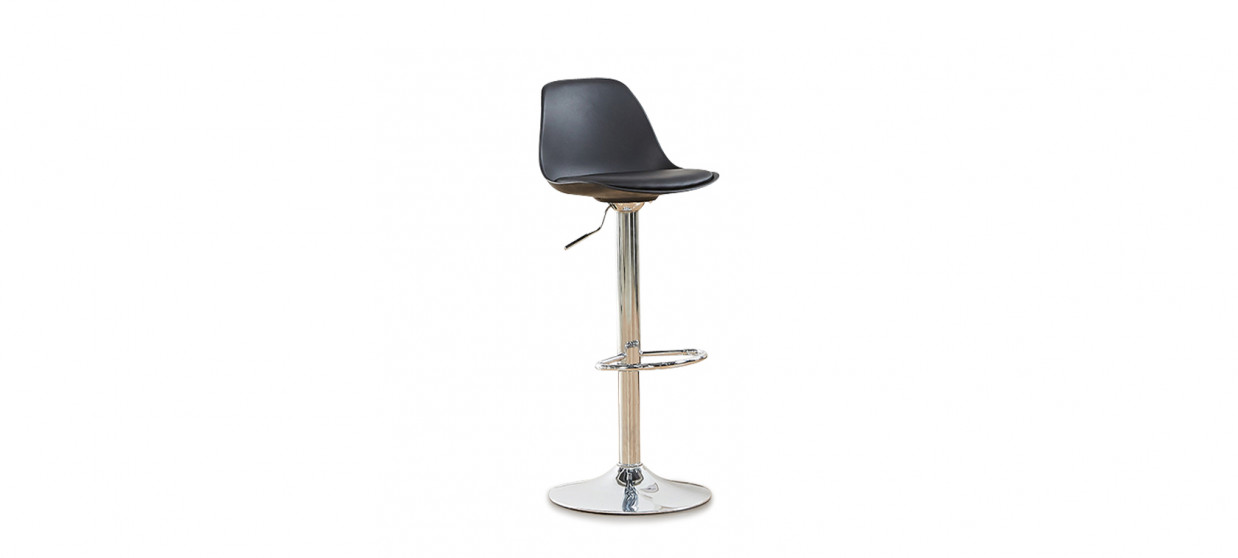 Tabouret de cuisine design noir - Deki