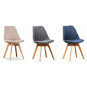 Chaise scandinave tissu - Bjorn