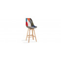 Tabouret de bar scandinave Patchwork - Gotteborg