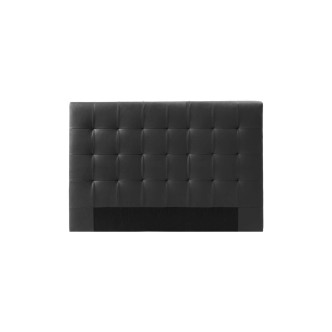 
Tête de lit capitonnée noire 180 cm - Confort