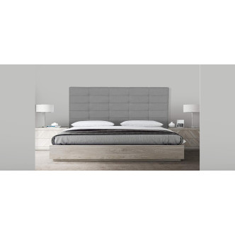 Tête de lit capitonnée grise 150 cm – qualité premium