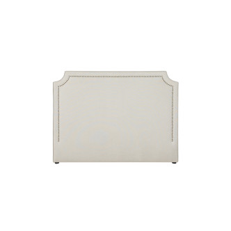 Tête de lit cloutée tissu taupe 160 cm – qualité irréprochable