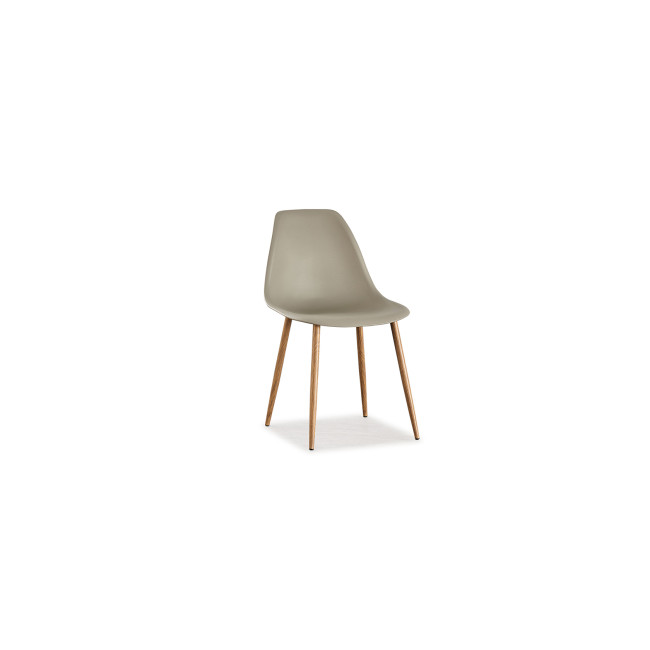 chaise scandinave avec pieds obliques - Ela