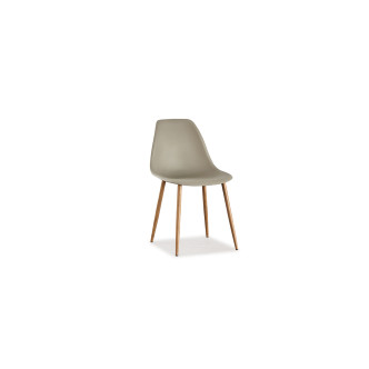 chaise scandinave avec pieds obliques - Ela