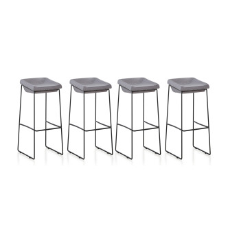 4 tabourets de cuisine  | Pieds en métal

