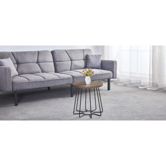 Table basse ronde en bois et metal Nova  – Stock limité !