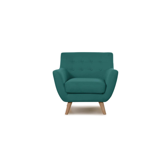 Fauteuil scandinave vert 1 place Nils - Prix imbattable