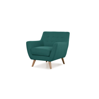 Fauteuil scandinave vert 1 place Nils - Prix imbattable