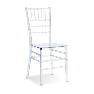 Chaise transpartente en polycarbonate Napoléon - Prix Canon !