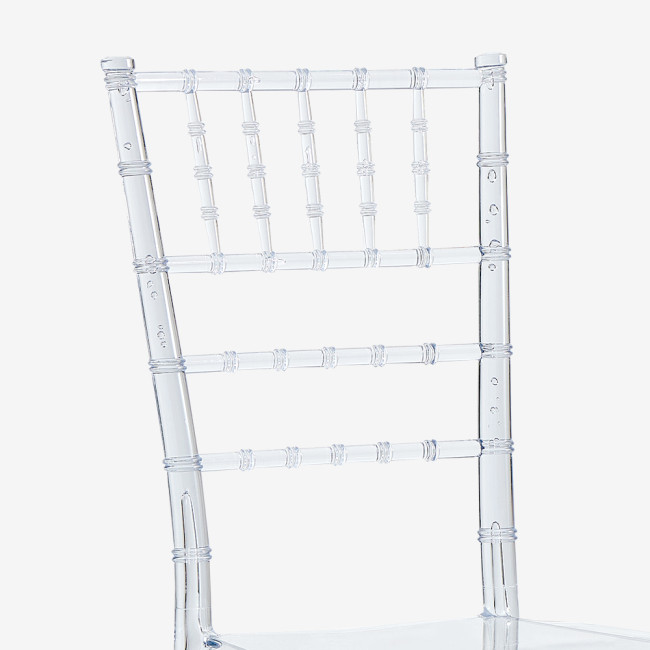 Chaise transpartente en polycarbonate Napoléon - Prix Canon !