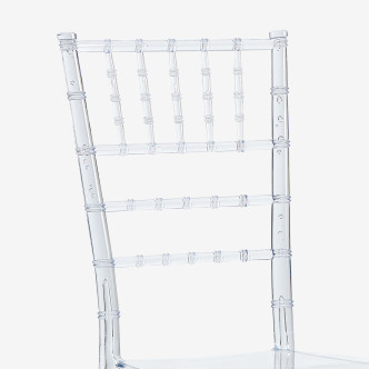 Chaise transpartente en polycarbonate Napoléon - Prix Canon !