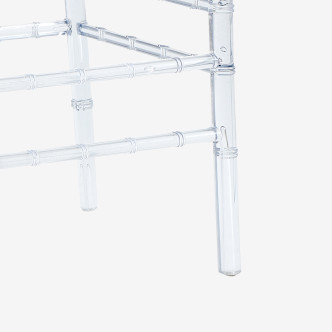 Chaise transpartente en polycarbonate Napoléon - Prix Canon !