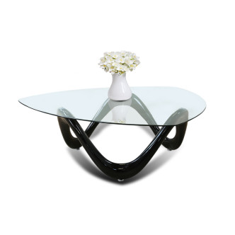 Table basse noire Niagara - Stocks Limités !