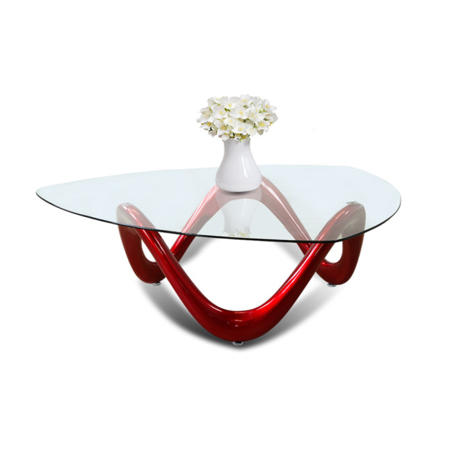 Table basse rouge Niagara | Prix Bas Garanti ! 