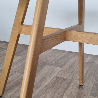 Table ronde de cuisine blanche 100cm Umbria - Prix Usine !