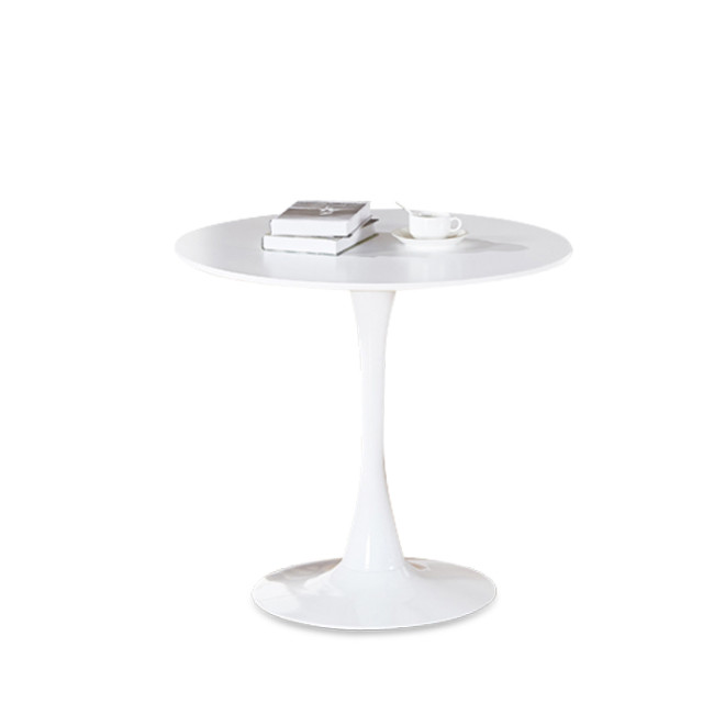 Table ronde blanche 80cm Abrezzo - Prix d'Usine