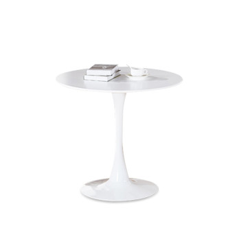 Table ronde blanche 80cm Abrezzo - Prix d'Usine