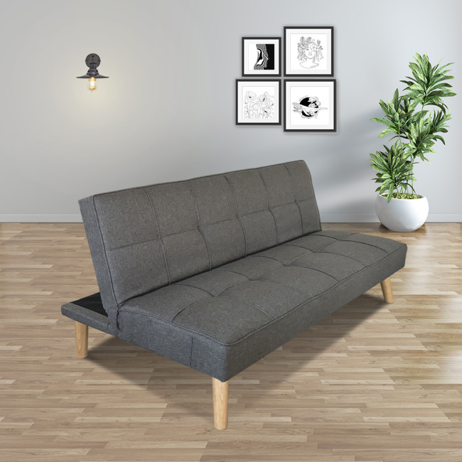 Banquette clic clac 3 places grise – Prix Discount