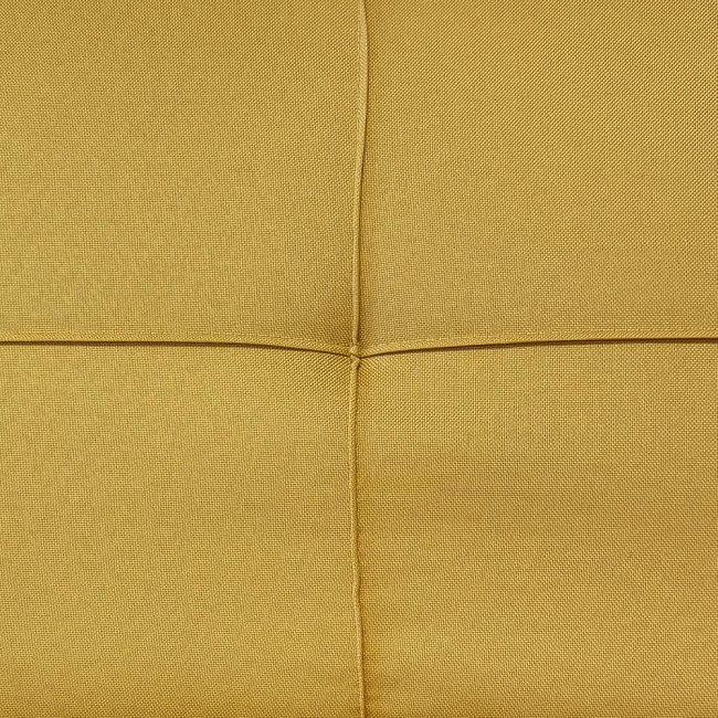 Banquette clic clac 3 places convertible jaune moutarde – Siljan