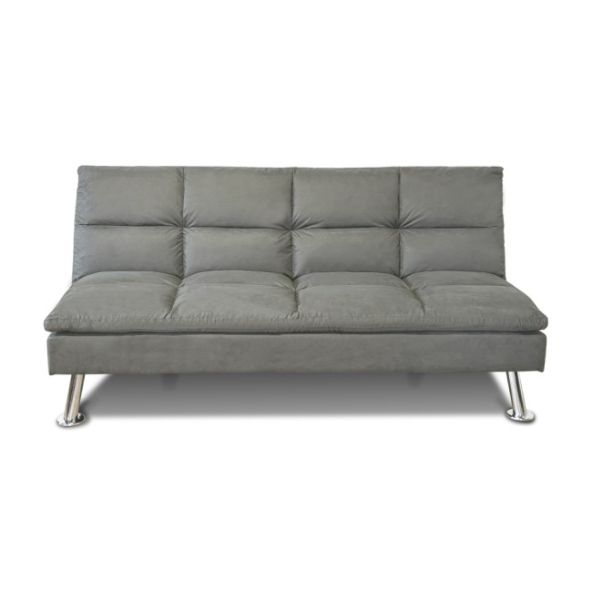 Banquette 3 places en microfibre gris - Vanan 