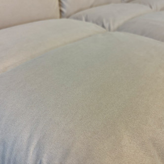 Clic clac 3 places en microfibre beige Vanan – Offre imbattable !