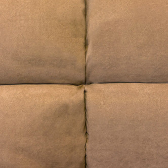 Banquette 3 places convertible en microfibre marron – Vanan