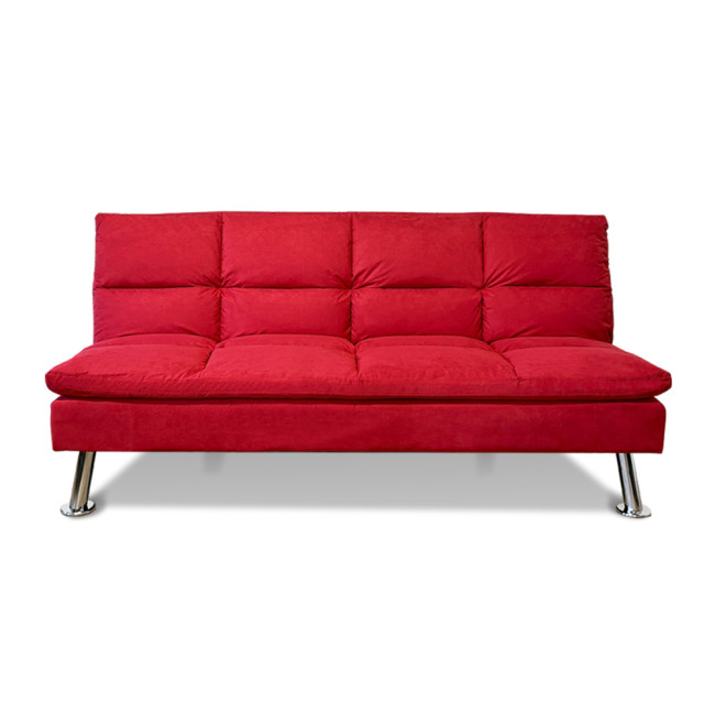 Clic clac 3 places en microfibre rouge –  Vanan 